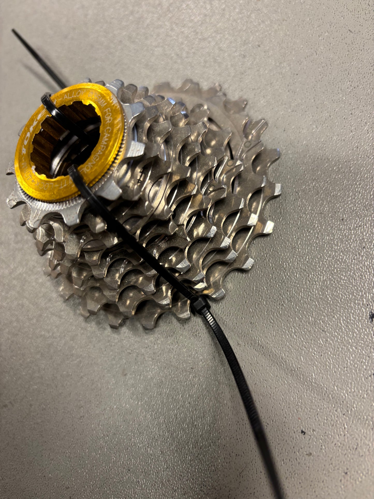 CASSETTA CAMPAGNOLO SUPER RECORD TITANIO 10V