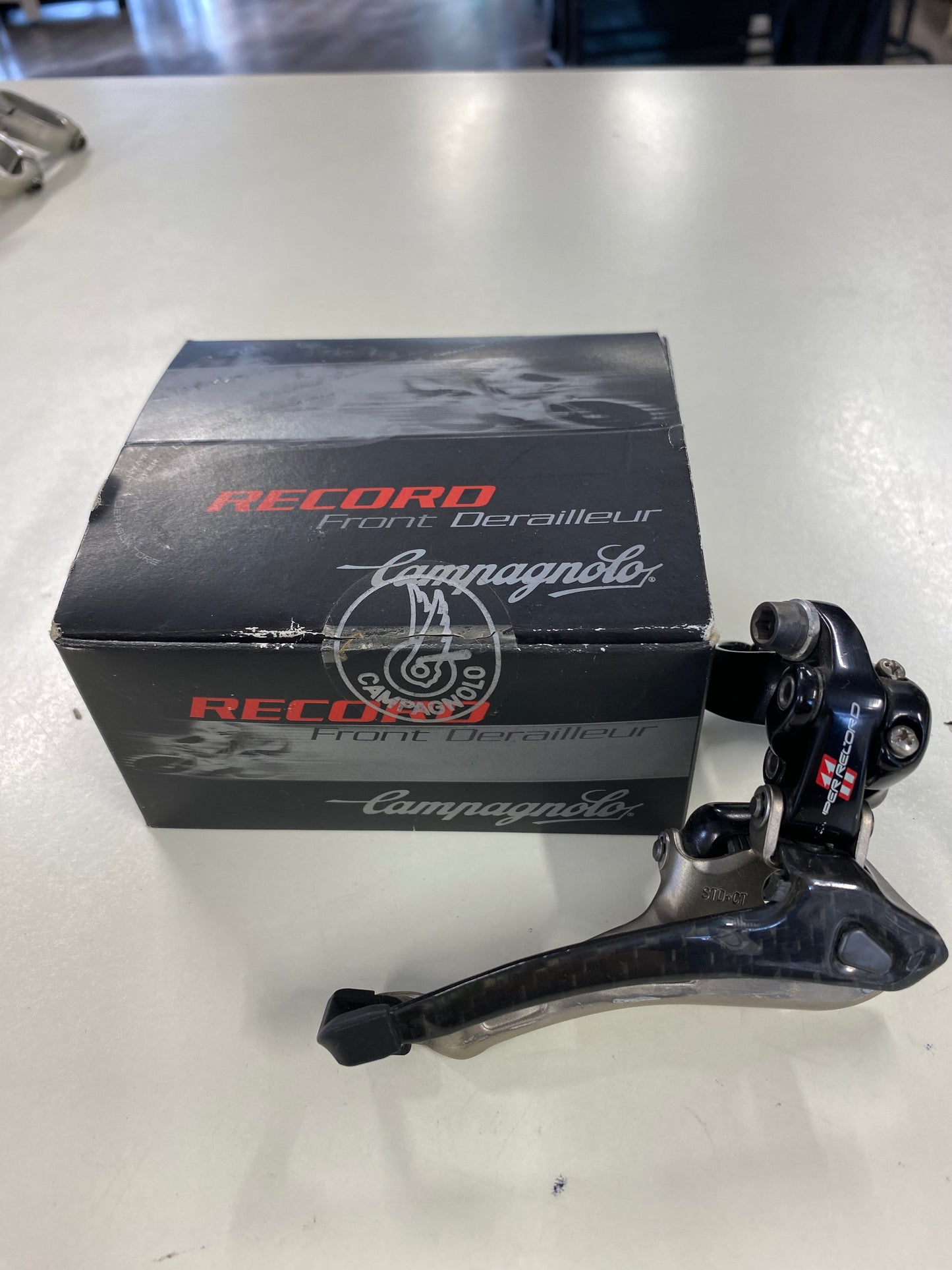 CAMPAGNOLO DERAGLIATORE ANT. RECORD 9/10 S