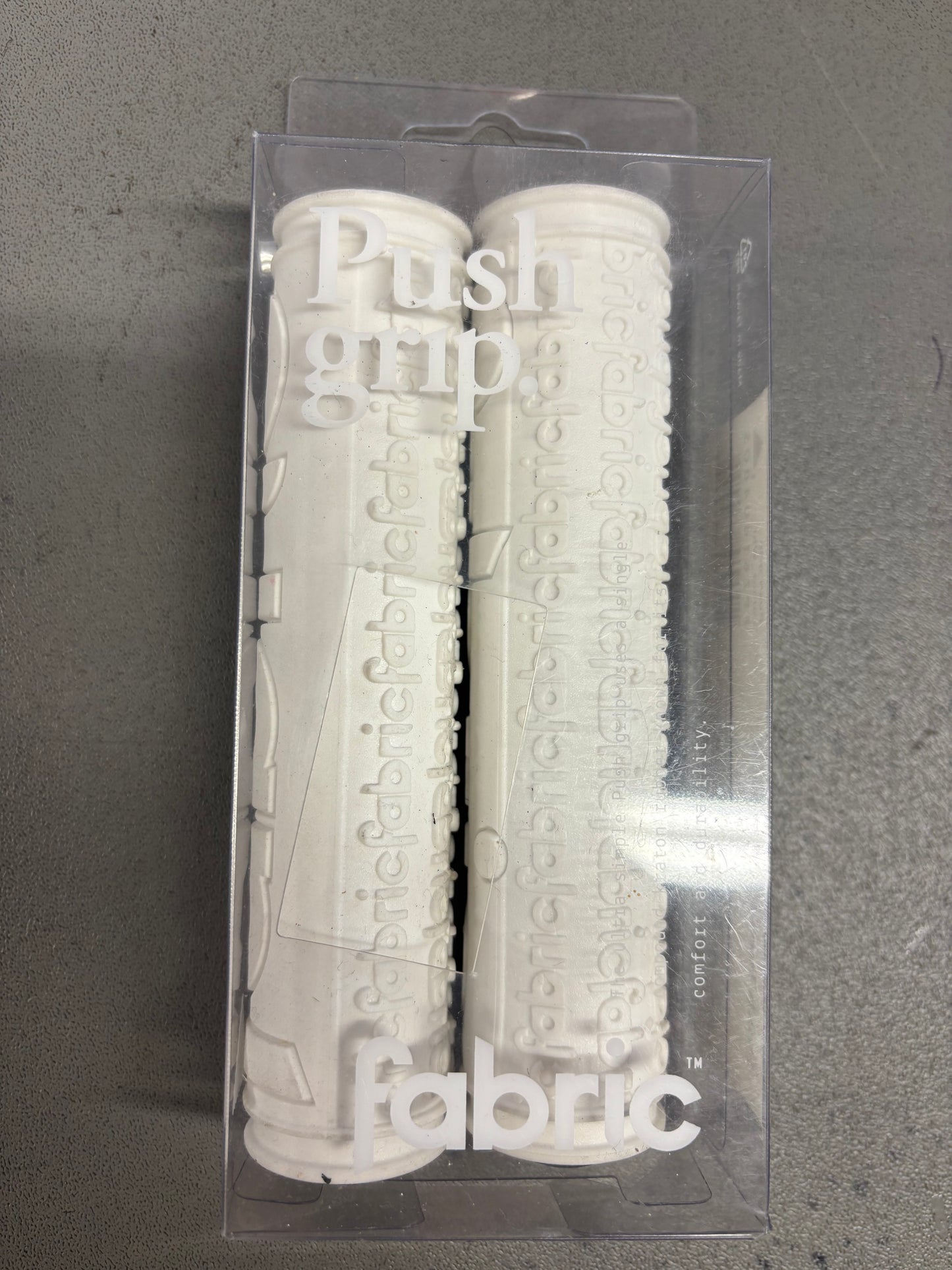 MANOPOLE PUSHGRIP FABRIC BIANCA