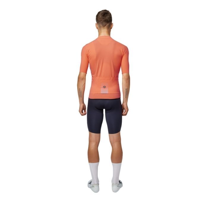 MAGLIA PRIMA PELLE PISSEI MANDARINO