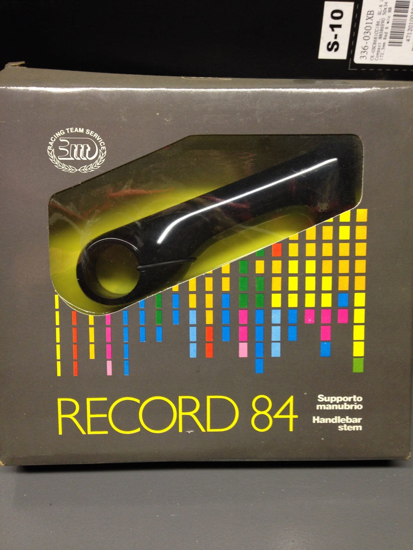 3T ATTACCO MANUBRIO CORSA RECORD 84 NUOVO.