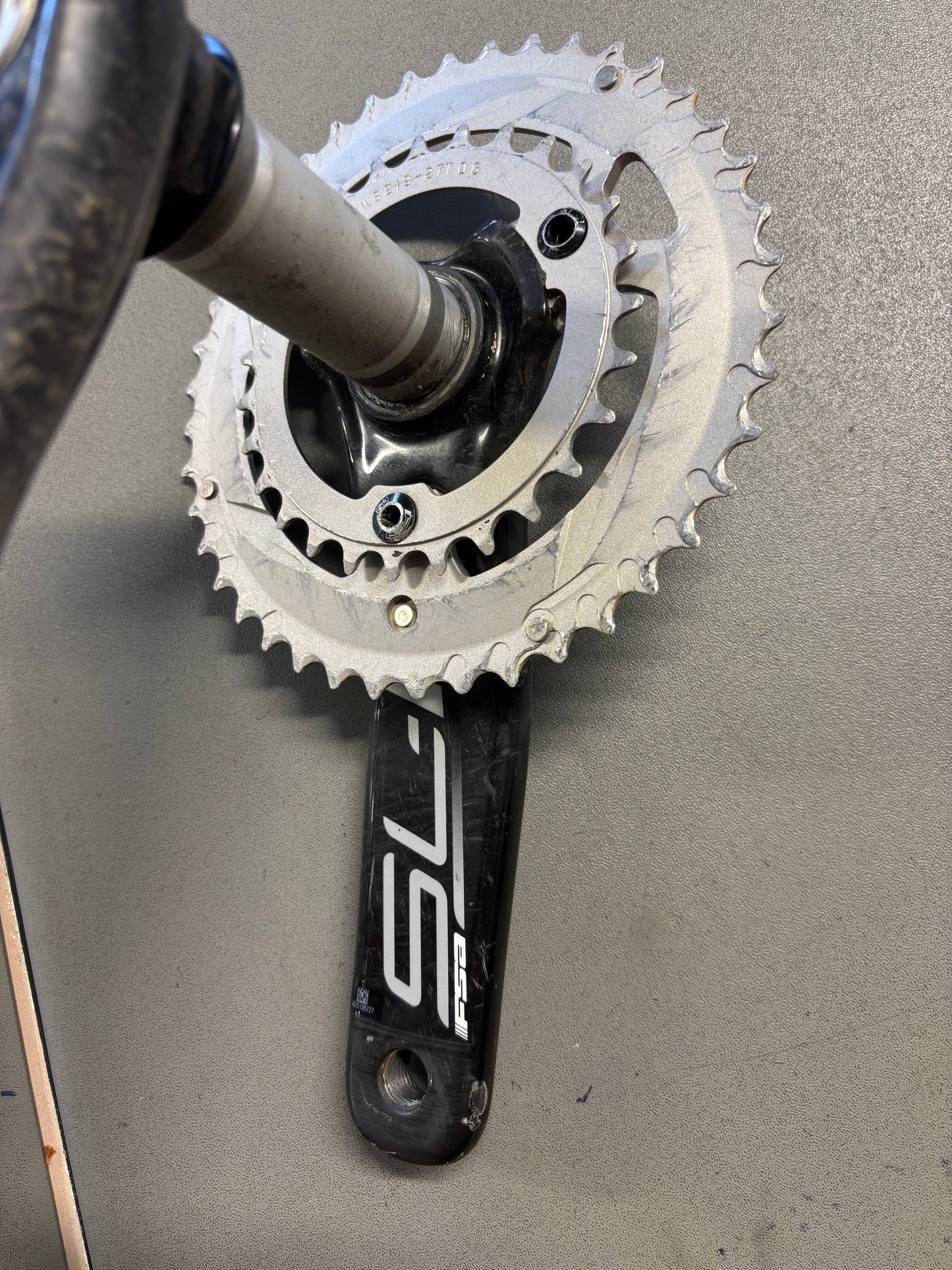 GUARNITURA FSA SLK CARBONIO USATA
