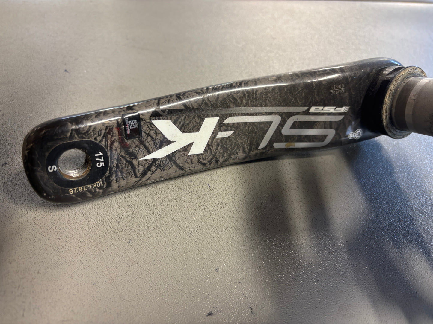 GUARNITURA FSA SLK CARBONIO USATA