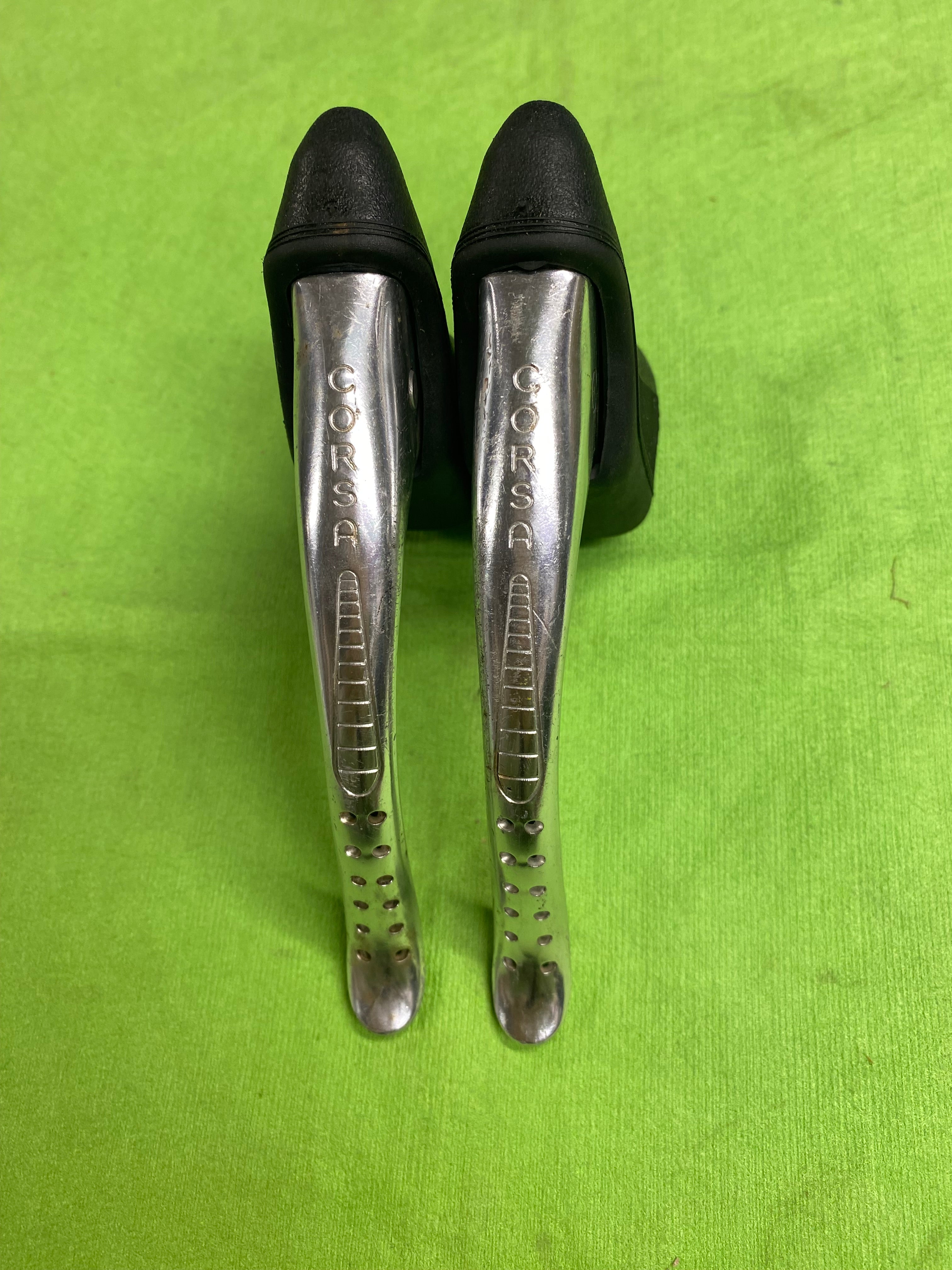 LEVE FRENO VINTAGE Due ruote Lamiera a punta | UK LEVE FRENO VINTAGE Due ruote Lamiera a punta | UK