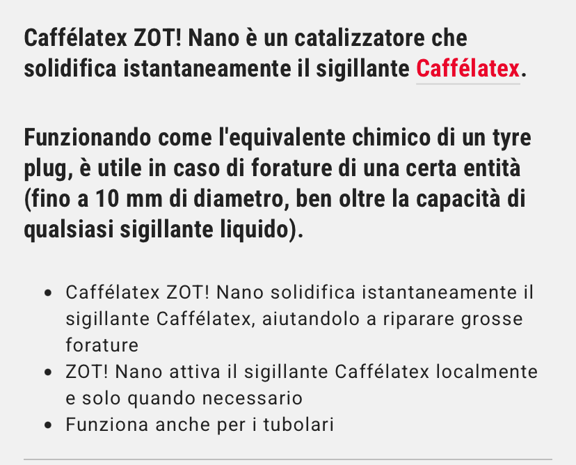 CAFFELATEX ZOT! NANO CATALIZZATORE