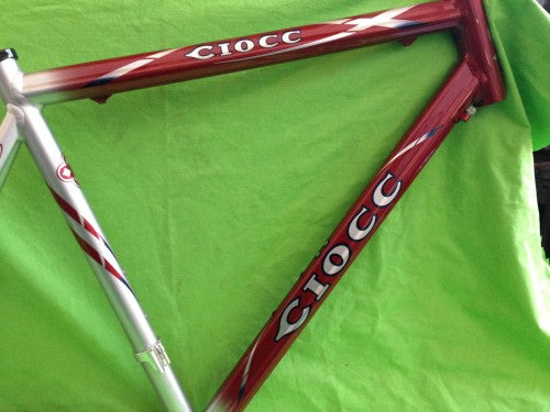 TELAIO  CIOCC ALLUMINIO 55 CF ARGENTO/ROSSO